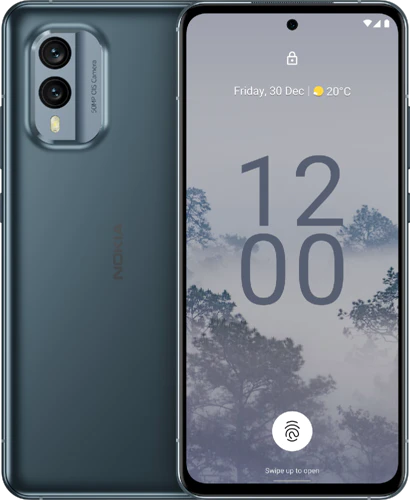 Nokia X30 blue overview