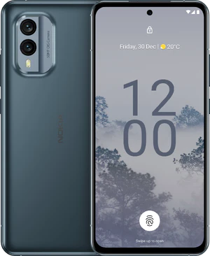 Nokia X30 blue overview