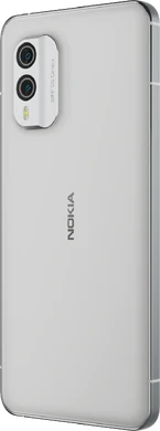 Nokia X30 white back left side