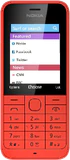 Nokia 220 Dual SIM Vorderseite rot browsing