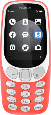 Nokia 3310 3G copertina frontale rosso