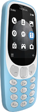 Nokia 3310 3G blu copertina frontale lato sinistro