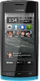 Nokia 500 dark azure blå front