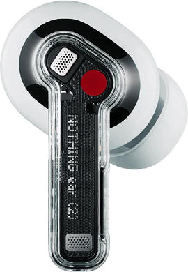 Nothing ear 2 transparent linke Seite earbud außenseite