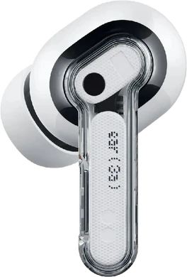 Nothing ear 3a wit earbud buitenkant