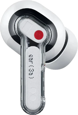 Nothing ear 3a wit earbuds buitenkant rechterzijkant