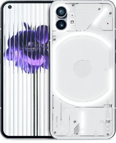 Nothing phone 1 wit overzicht Nothing phone 1 wit overzicht