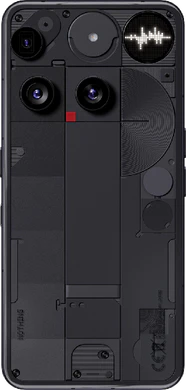 Nothing Phone 3 nero indietro