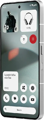 Nothing Phone 3 bianco copertina frontale lato destro