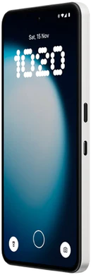 Nothing phone 3a lite blanc couverture à droite