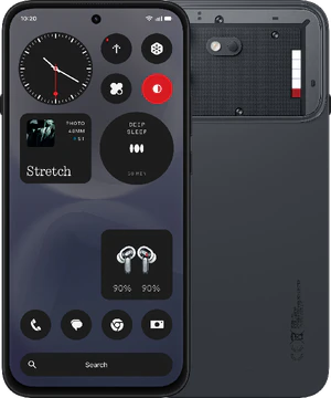 Nothing Phone 4b zwart overzicht