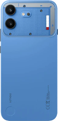 Nothing Phone 4b blauw achterkant