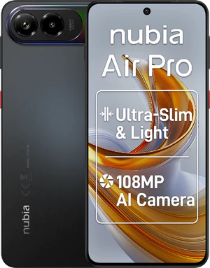 nubia Air Pro black overview