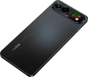 nubia Air Pro black back left side bottom tilted ed