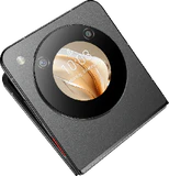 nubia Flip 5G negro tapa delantera aslant