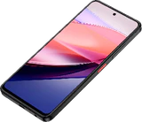 nubia Focus 5G zwart voorkant rechterzijkant onderkant schuin