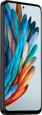 nubia Focus Pro 5G svart front vänster sida