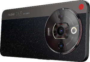 nubia Focus Pro 5G svart tillbaka vriden