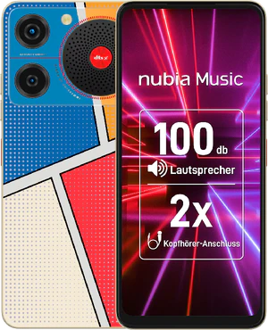 nubia Music multicolor pop art panoramica