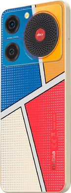 nubia Music multicolor pop art indietro lato sinistro