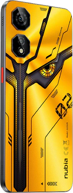 nubia neo 2 5g giallo indietro lato destro