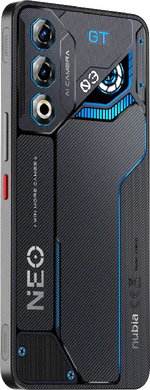 nubia Neo 3 GT 5g zwart achterkant rechterzijkant