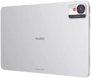nubia Pad Pro silver tillbaka vänster sida
