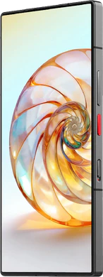 nubia Z60 Ultra schwarz Vorderseite rechte Seite