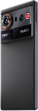 nubia Z80 Ultra zwart achterkant linkerzijkant
