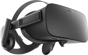 Oculus Rift zwart voorkant linkerzijkant