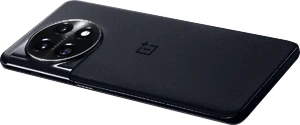 OnePlus 11 zwart achterkant rechterzijkant onderkant schuin