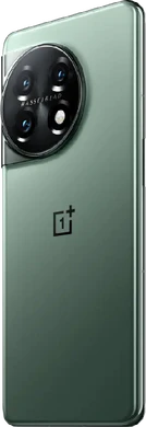 OnePlus 11 groen achterkant linkerzijkant
