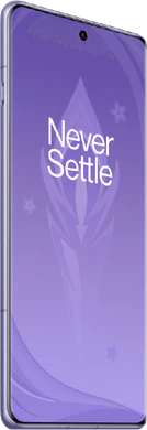 OnePlus 12R Genshin Impact Edition paars voorkant linkerzijkant