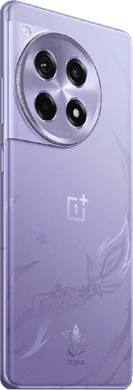 OnePlus 12R Genshin Impact Edition paars achterkant rechterzijkant