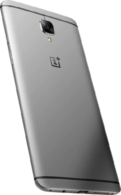 OnePlus 3 graphite achterkant schuin
