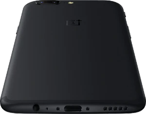 OnePlus 5 zwart achterkant onderkant