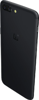 OnePlus 5 zwart achterkant linkerzijkant bovenkant