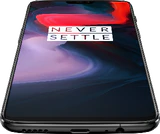 OnePlus 6 mirror negro tapa delantera abajo