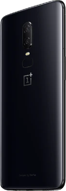 OnePlus 6 mirror negro volver lado izquierdo