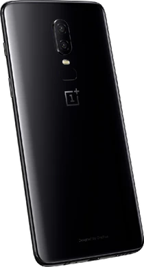 OnePlus 6 mirror negro volver lado derecho aslant