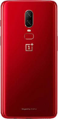 OnePlus 6 rojo volver