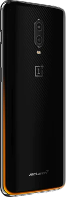 OnePlus 6T McLaren Edition zwart achterkant rechterzijkant
