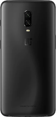 OnePlus 6T midnight svart bakside