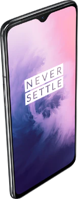 OnePlus 7 zwart voorkant linkerzijkant bovenkant