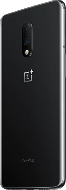 OnePlus 7 zwart achterkant linkerzijkant