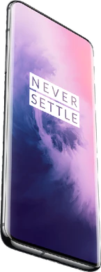 OnePlus 7 Pro musta etupuolella vasen puoli pohja