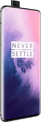 OnePlus 7 Pro musta etupuolella vasen puoli avattu