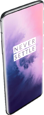 OnePlus 7 Pro musta etupuolella vasen puoli top
