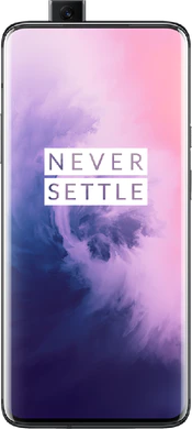 OnePlus 7 Pro musta etupuolella avattu