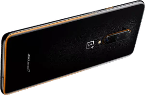 OnePlus 7T Pro McLaren Edition oranje achterkant gedraaid